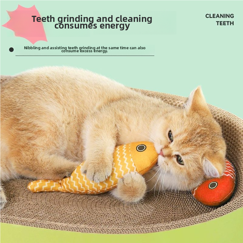 CATNIP CAT TOY FISH