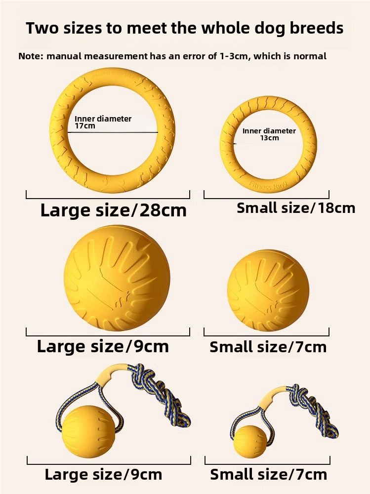 CIRCULAR FRISBEE FOR DOG