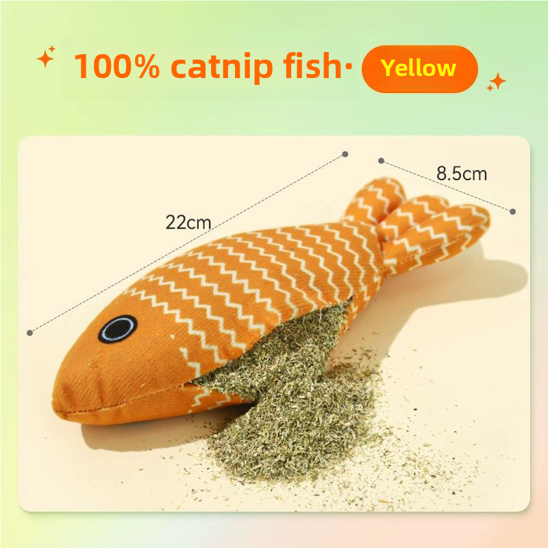 CATNIP CAT TOY FISH