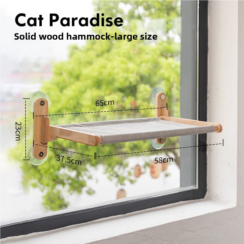 Hanging cat shelf