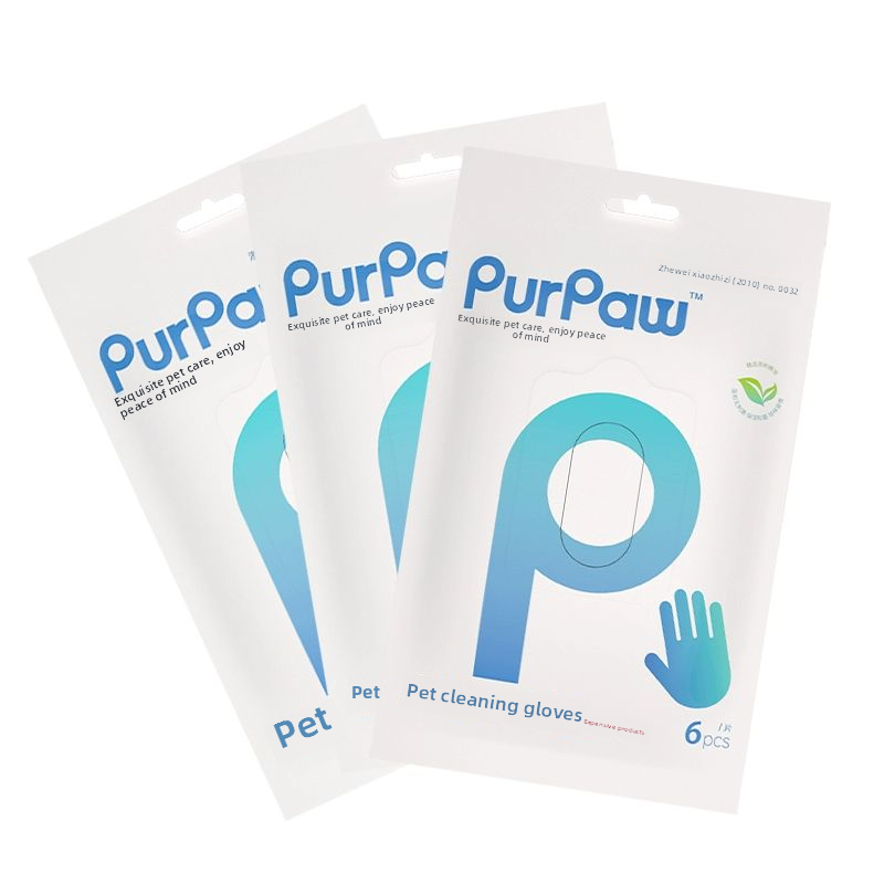 Pet cleaning gloves