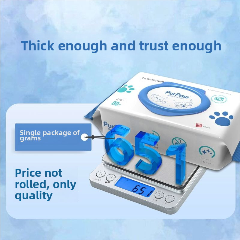 Pet Dog wet wipe