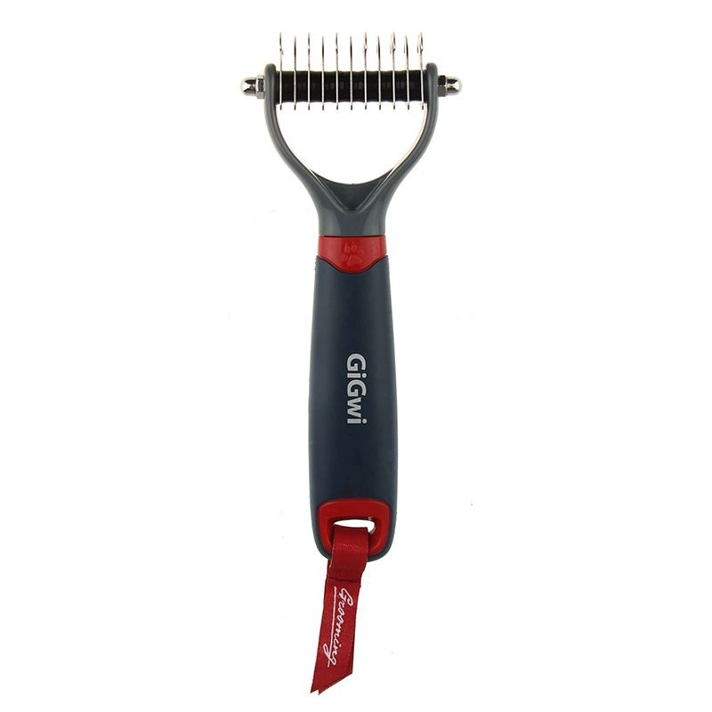 Pet hair-removing combs