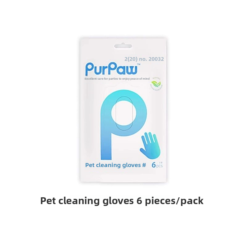 Pet cleaning gloves