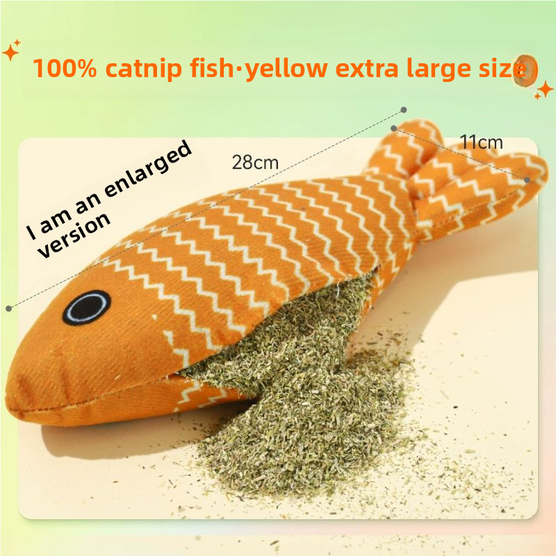 CATNIP CAT TOY FISH