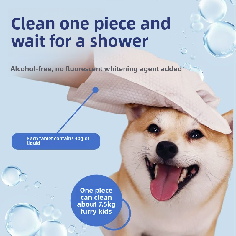 Pet cleaning gloves