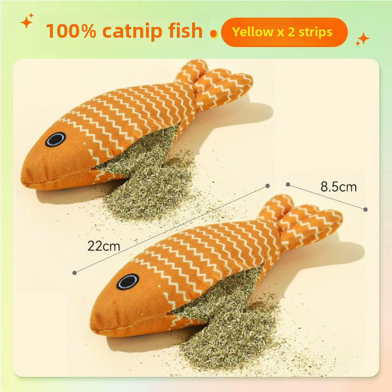 CATNIP CAT TOY FISH