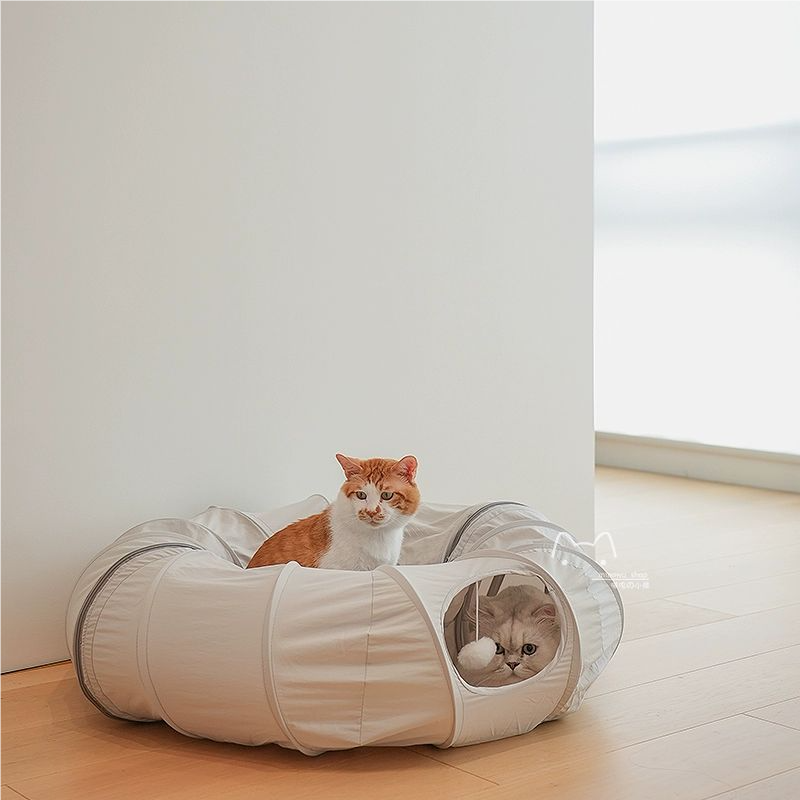 EXTRA-LONG TUNNEL HIDING NEST FOR CAT