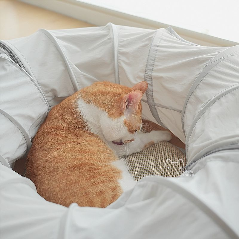 EXTRA-LONG TUNNEL HIDING NEST FOR CAT
