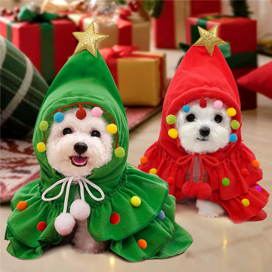 PET CHRISTMAS CAPE