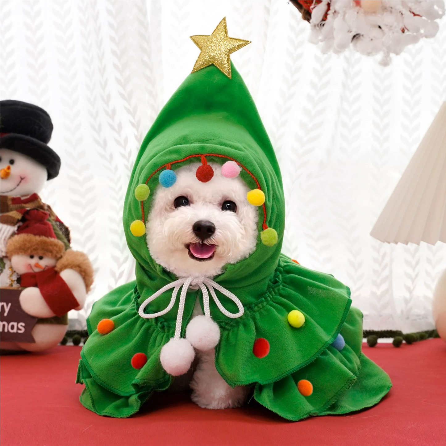 PET CHRISTMAS CAPE