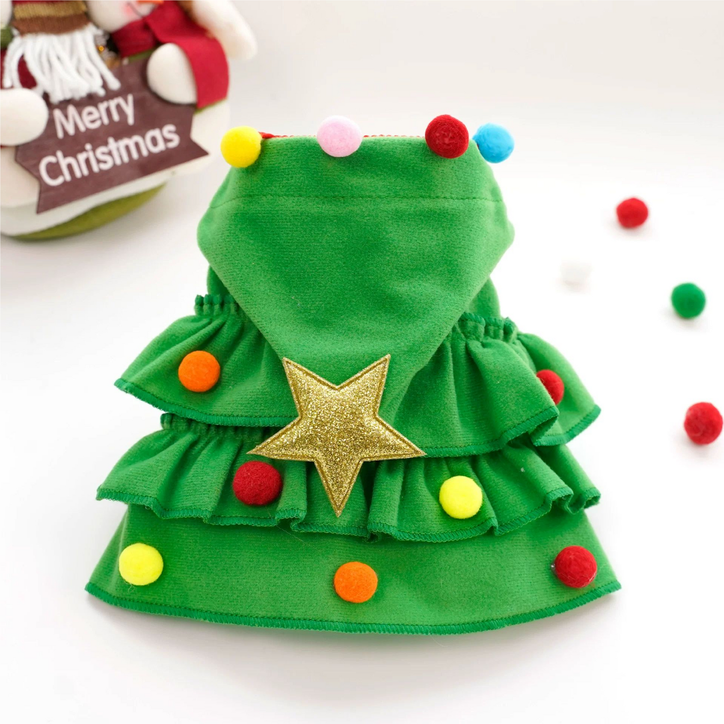 PET CHRISTMAS CAPE
