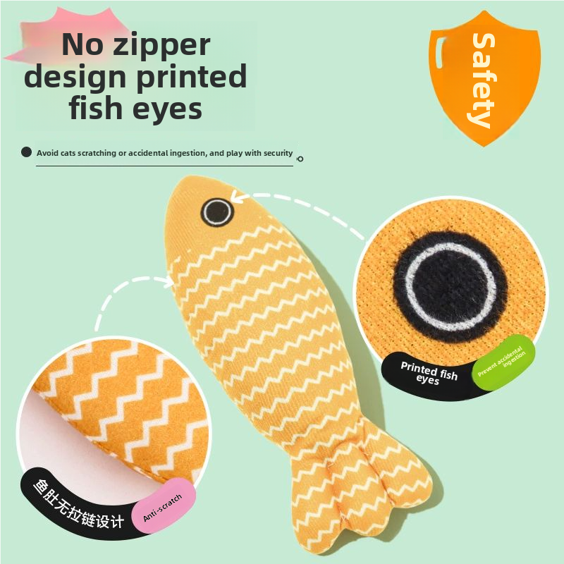 CATNIP CAT TOY FISH