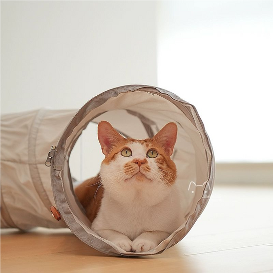 EXTRA-LONG TUNNEL HIDING NEST FOR CAT