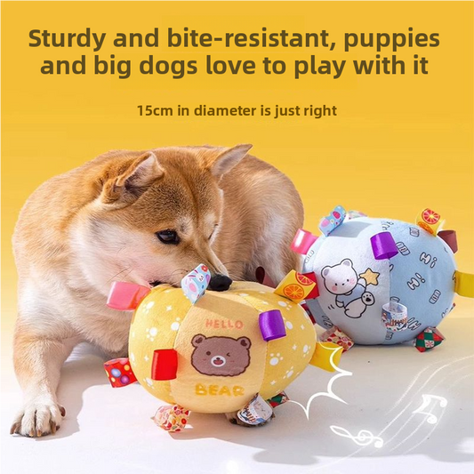 SQUEAKY TOY BALL