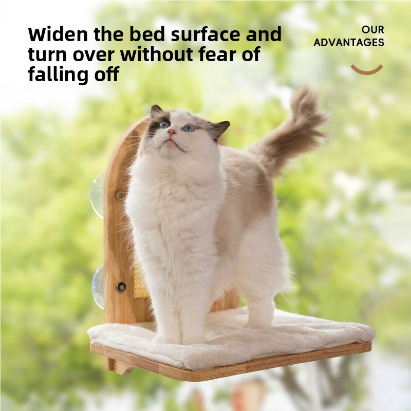 Hanging cat shelf