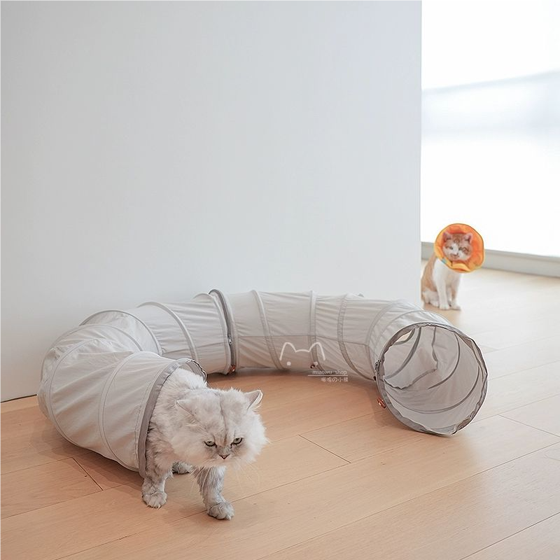 EXTRA-LONG TUNNEL HIDING NEST FOR CAT