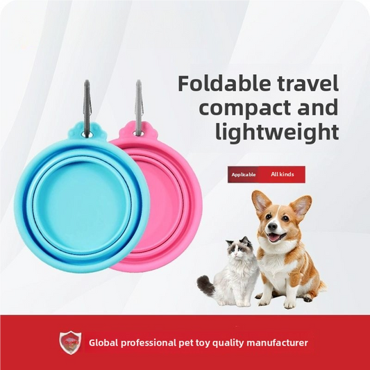 Pet folding bowl